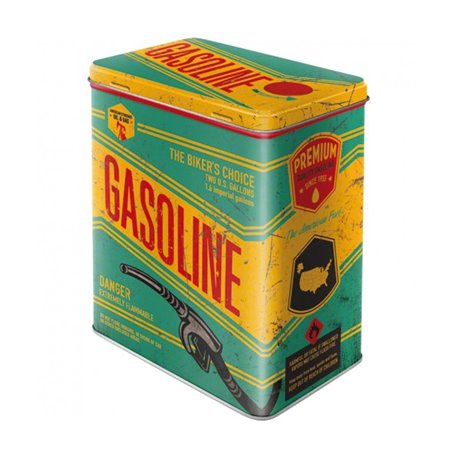 Tin box L Gasoline - Nostalgic Art
