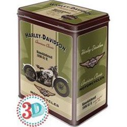 Tin box L Harley Davidson - Nostalgic Art