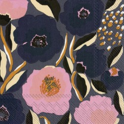 Serviettes rosarium blue rose - Marimekko