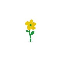 Patère fleur jaune-Basta design