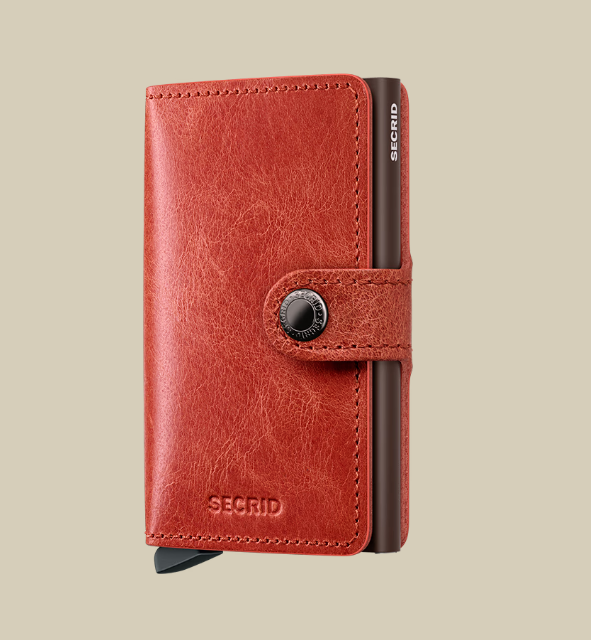Miniwallet vintage orange