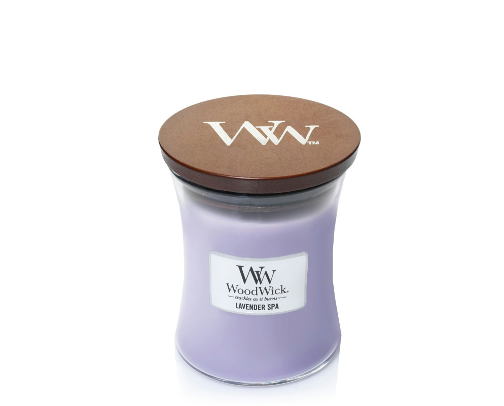 Bougie lavander spa médium - Woodwick