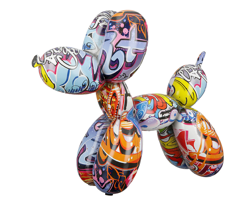 Chien ballon street art - Gilde