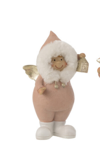 Ange rose avec étoile - Jline