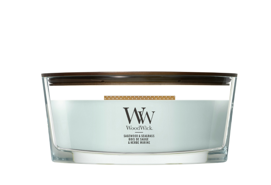Bougie Sagewood Seagrass Ellipse - Woddwick