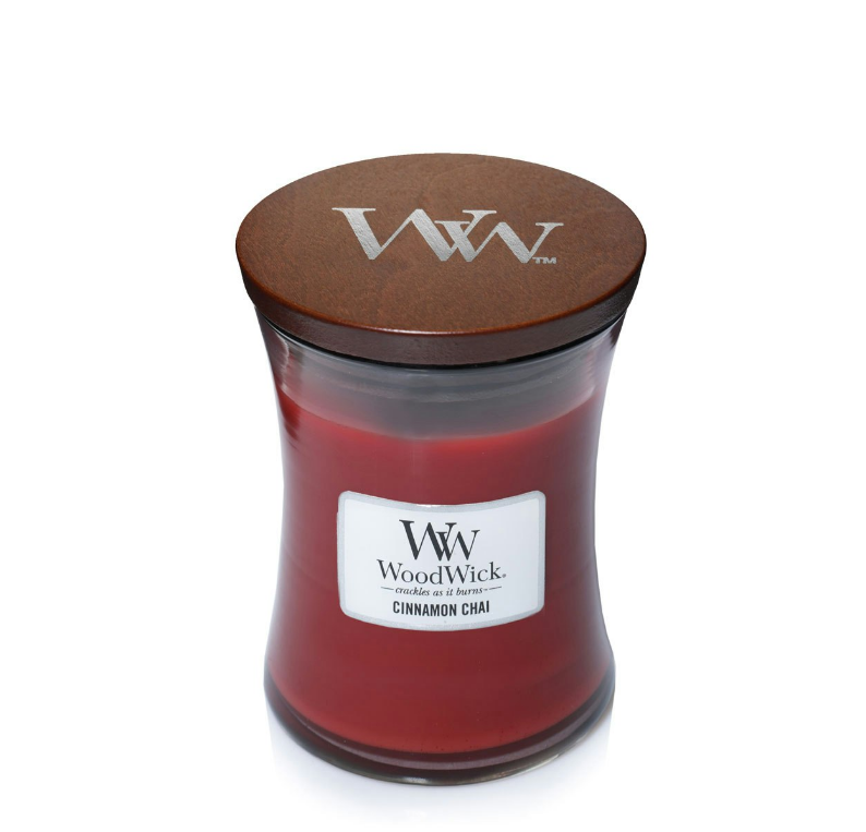 Bougie medium Cinnamon Chai - Woodwick