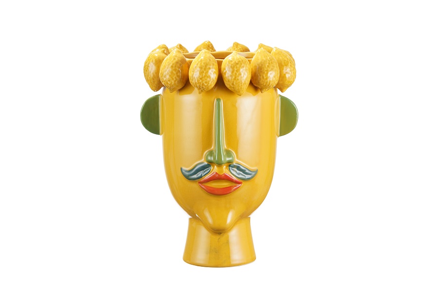 Vase visage citron - Fancy