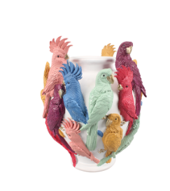 Vase perroquets - Fancy