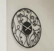 Horloge visage noir - Jline 