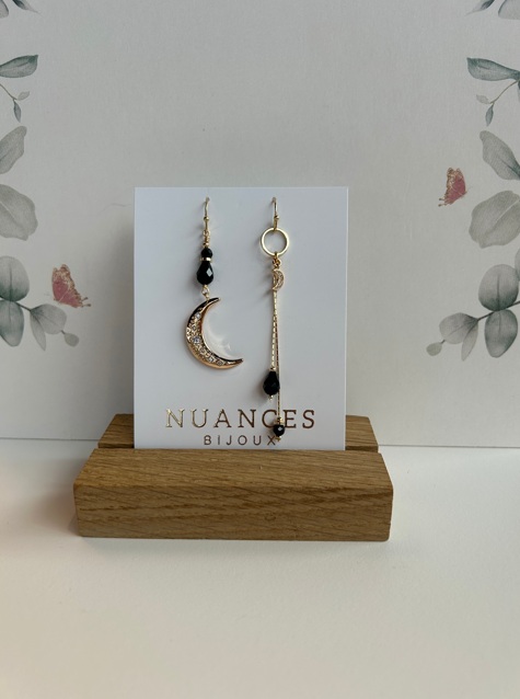 Boucles d'oreille Aurore spinelle - Nuances 