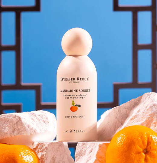 Brume Cheveux & Corps Sorbet Mandarine 100ml - Atelier Rebul