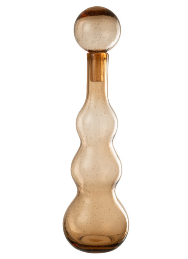[58059] Décoration en verre caramel medium - Jline 
