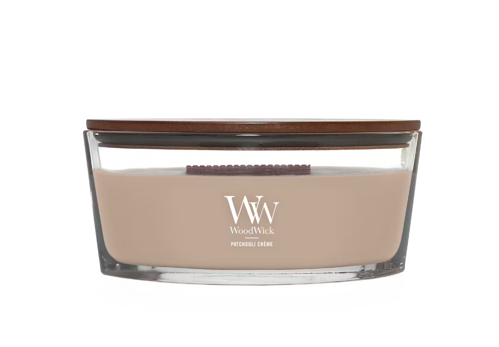 Bougie Patchouli Crème Ellipse - WoodWick