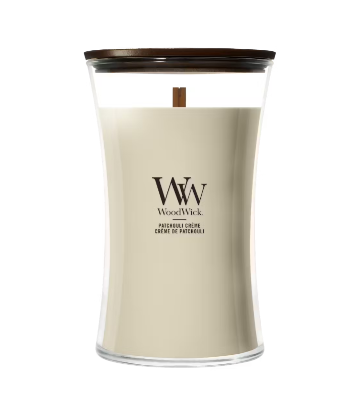 Bougie Patchouli Crème Large - WoodWick