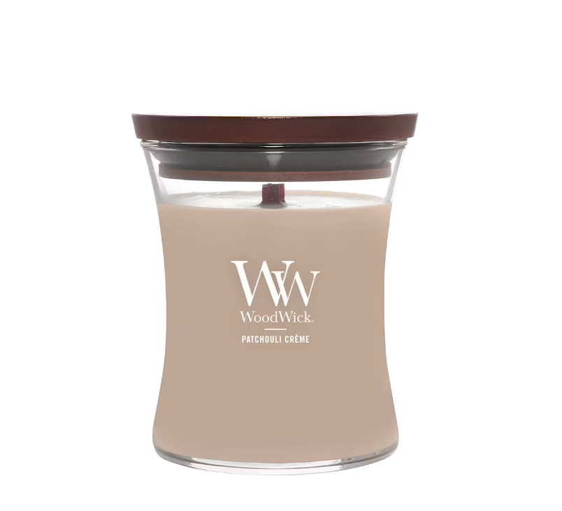 Bougie Patchouli Crème Medium - WoodWick
