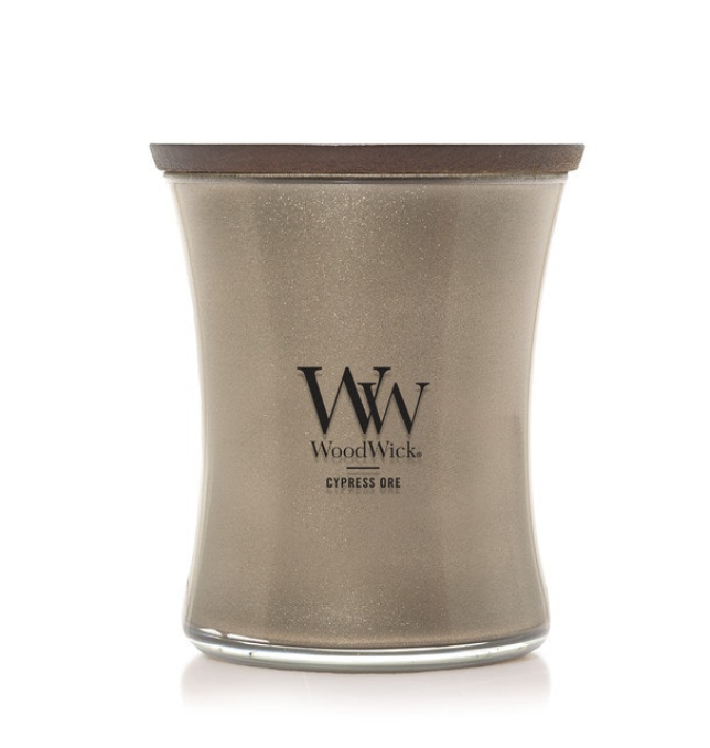 Bougie Minerai De Cyprès medium - WoodWick