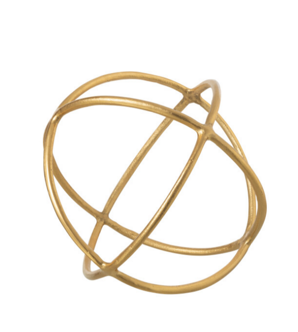 [55991] Sculpture boule doré large - Jline