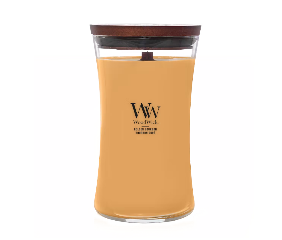 Bougie Golden Bourbon large - WoodWick