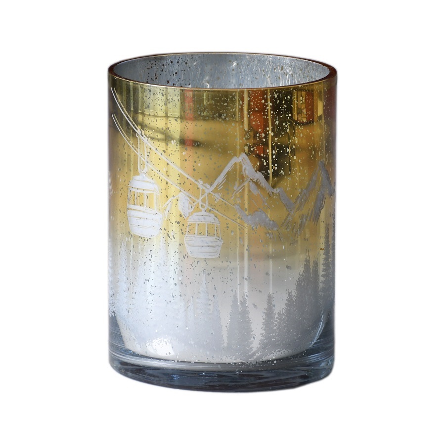 Photophore Tain doré - Fancy