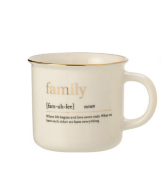 Mug FAMILY blanc - Jline 