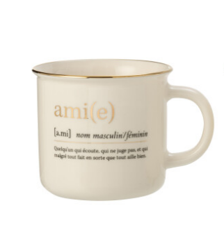 Mug AMIE blanc - Jline 