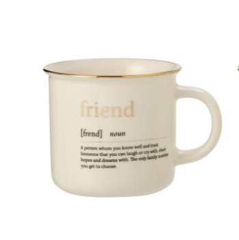Mug FRIEND blanc - Jline 