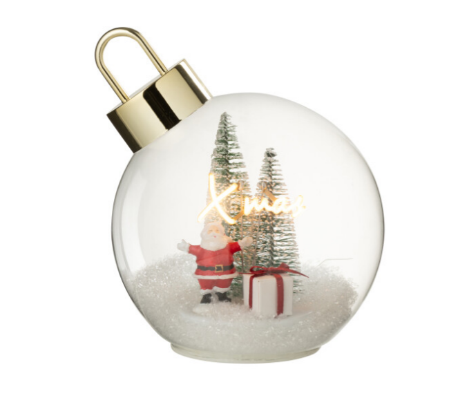 Boule de Noël LED Père Noël - Jline 