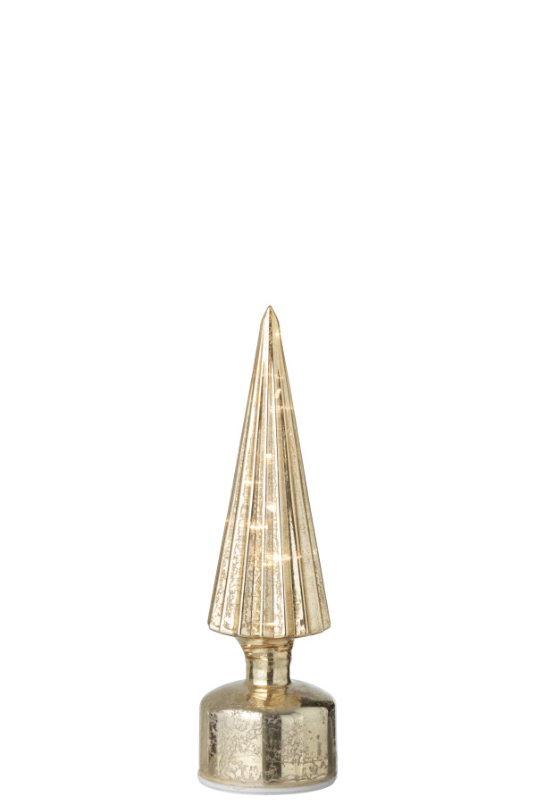 Arbre en verre doré LED small - Jline 