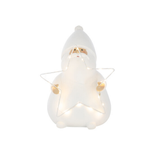 Père Noël avec étoile LED - Jline 