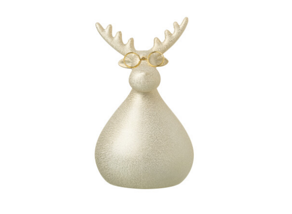 Renne doré avec lunettes - Jline 