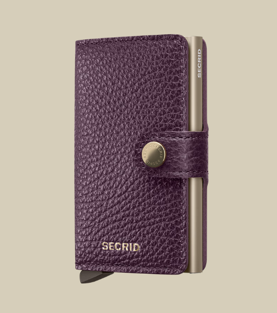 Miniwallet Pebble Grape - Secrid 
