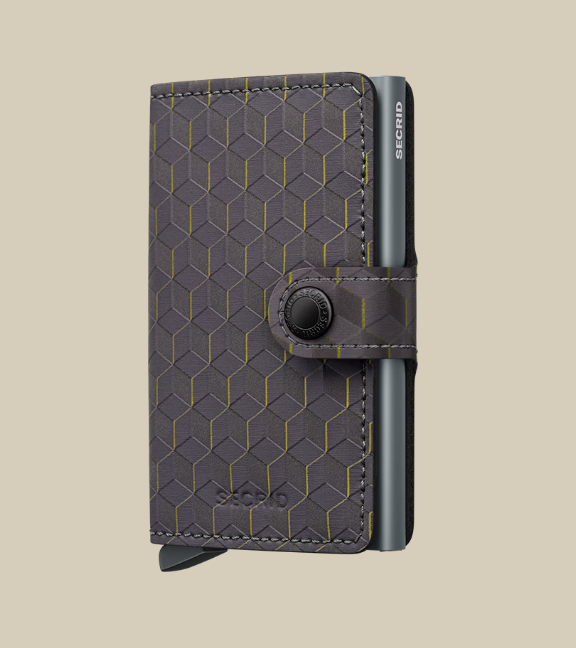 Miniwallet Optical Grey Yellow - Secrid 