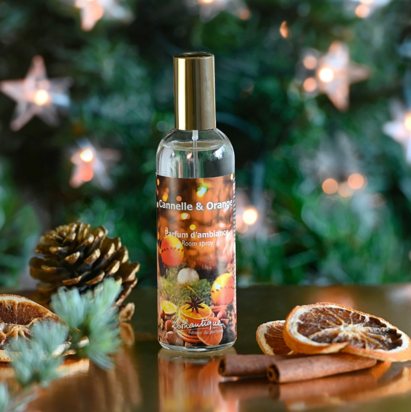 Parfum d'ambiance Cannelle Orange - Amélie et Mélanie 