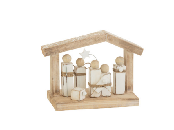 Crèche minimaliste en bois - Jline 