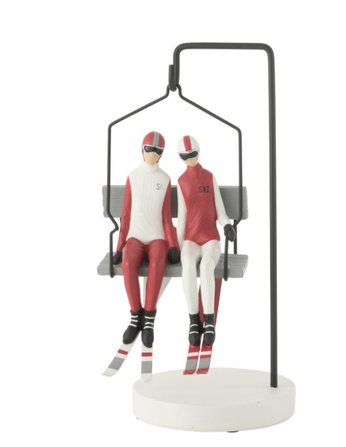 Couple sur télésiège ski - Jline 