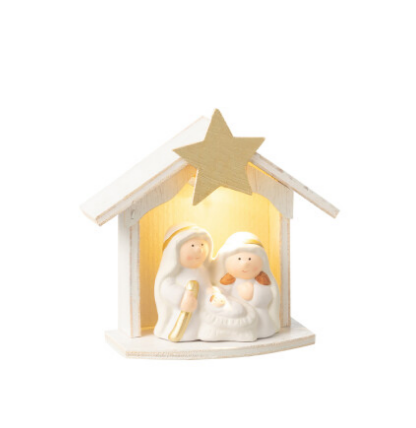 Crèche blanche LED - Jline 