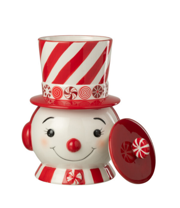 Pot décoratif bonhomme de neige - Jline 