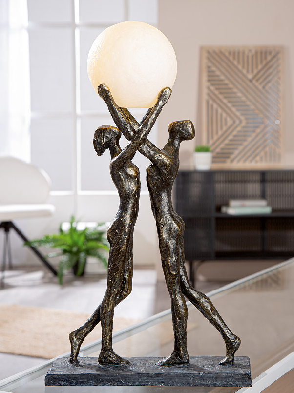 Lampe de table couple - Gilde 