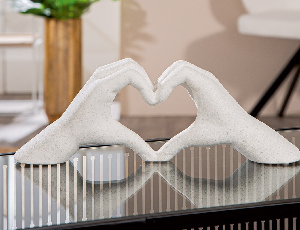 Main en coeur blanc - Gilde 
