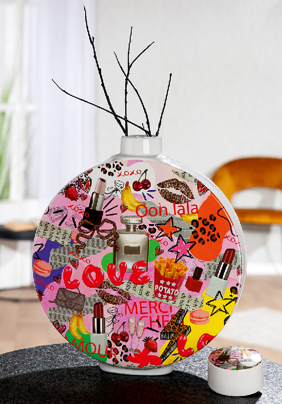 Vase coloré OOH LALA - Gilde 
