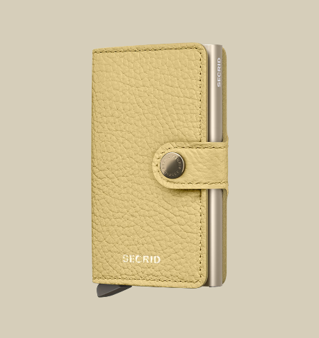 Miniwallet Pebble Butter Yellow - Secrid 
