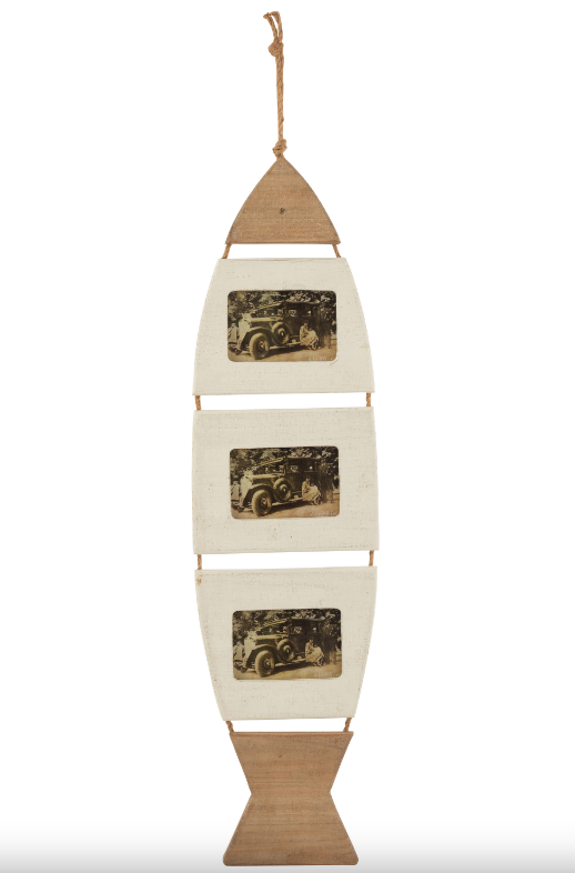  Cadre photo poisson en bois - Jline