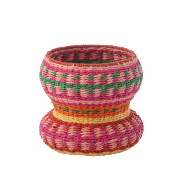 Vase en osier multicolore - Jline 