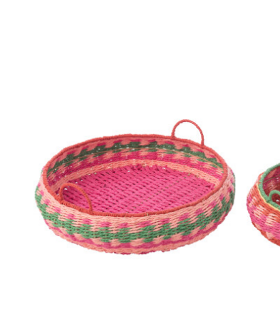 Plateau rond multicolore Large - Jline 