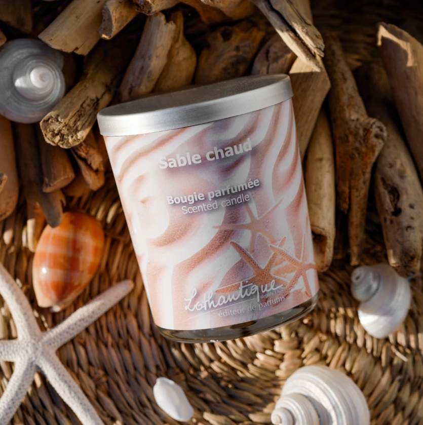Bougie parfumée Sable chaud - Amélie et Mélanie 