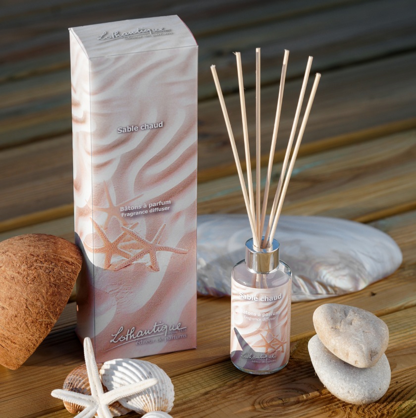 Bâtons à parfum Sable chaud - Amélie et Mélanie 