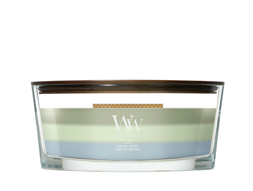Bougie Trilogy Forêt Verdoyante Ellipse - WoodWick