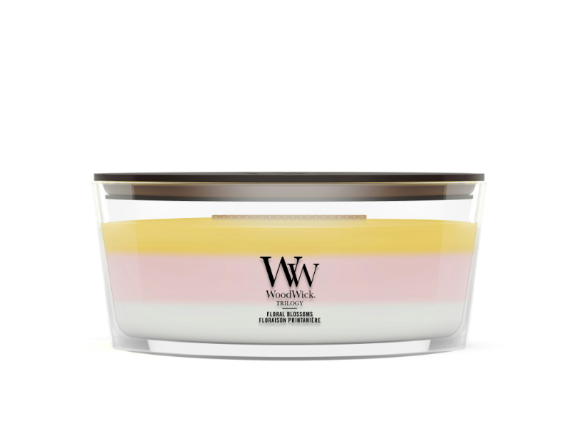 Bougie Trylogie Floraison Printanière Ellipse - WoodWick
