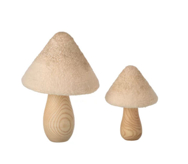 Champignon bois et beige large - Jline 