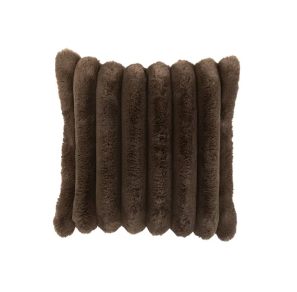 Coussin large corduroy chocolat - Jline